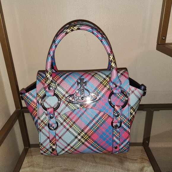 Vivienne Westwood Small Betty Handbag Tartan plaid multicolor - Picture 2 of 8